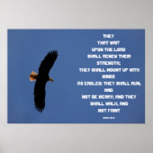 Isaiah 40:31 poster (Voorkant)