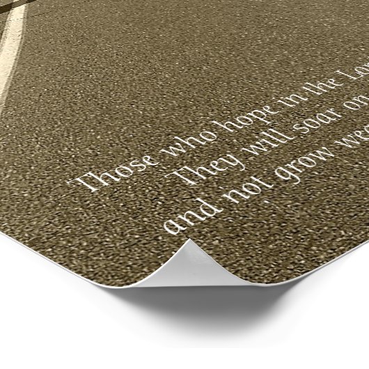 Isaiah 40:31 poster (Hoek)