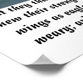 Isaiah 40:31 poster (Hoek)