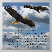 ISAIAH 40:31 POSTER (Voorkant)