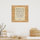 Isaiah 40:31 Poster (Keuken)