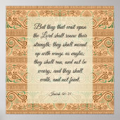 Isaiah 40:31 Poster (Voorkant)