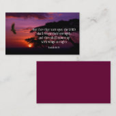 Isaiah 40:31 ScriptKAARTEN Visitekaartje (Voorkant / Achterkant)