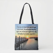 ISAIAH 40:31 SCRIPTURE VERSE TOTE BAG (Voorkant)