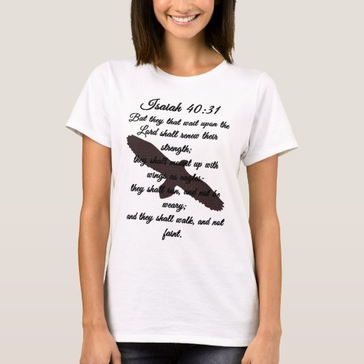 Isaiah 40:31 t-shirt (Voorkant)