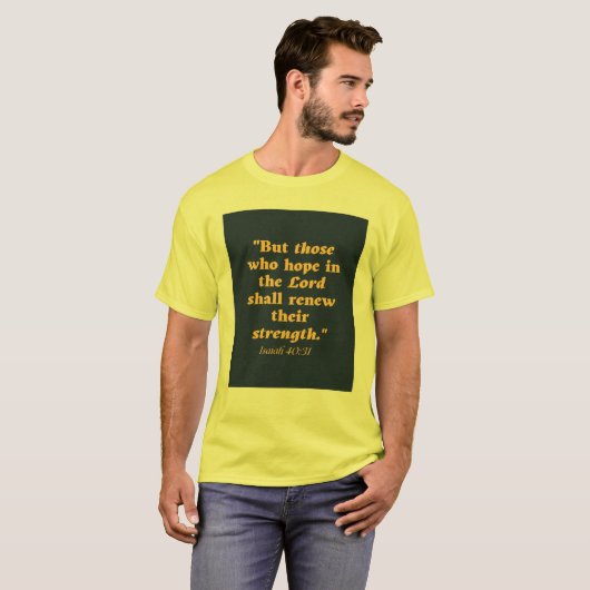 ISAIAH 40:31 T-SHIRT (Voorkant volledig)