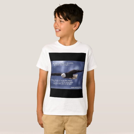 Isaiah 40:31 t-shirt (Voorkant volledig)