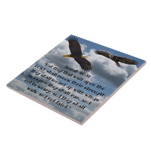 ISAIAH 40:31 TEGELTJE (Zijkant)