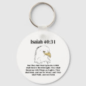 Isaiah 40:31-toetsenbord sleutelhanger (Voorkant)