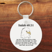 Isaiah 40:31-toetsenbord sleutelhanger (Voorkant)