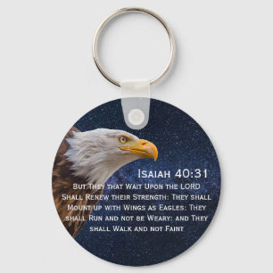 Isaiah 40:31-toetsenbord sleutelhanger