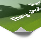 Isaiah 40:31 - Zachte Eagle Print (Hoek)