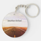 Isaiah 40:3 Bereid de weg van de Heer, Bijbel Sleutelhanger (Achterkant)