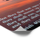 Isaiah 40:3 Sunrise Poster (Hoek)