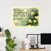 Isaiah 40:6.8 Bijbelverse Poster (Thuiskantoor)