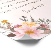 Isaiah 40:8 Bijbelversie Poster (Hoek)