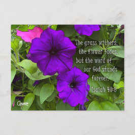 Isaiah 40:8 - Briefkaart