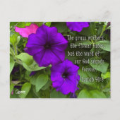 Isaiah 40:8 - Briefkaart (Voorkant)