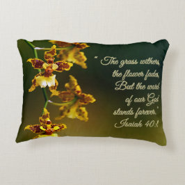 Isaiah 40:8 Inspirerend Accent Kussen