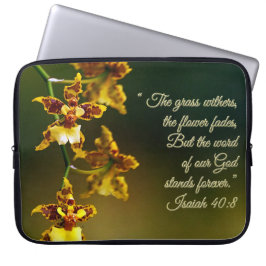 Isaiah 40:8 Inspirerend Laptop Sleeve