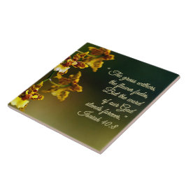 Isaiah 40:8 Inspirerend Tegeltje