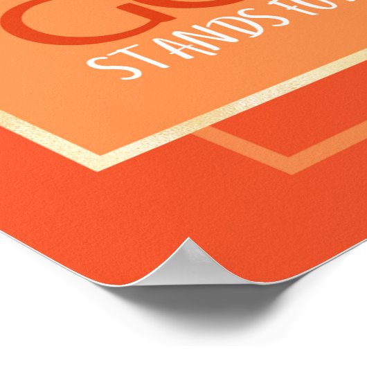 Isaiah 40:8 Poster (Hoek)