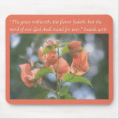 Isaiah 40:8 Scripture Mousepad Muismat (Voorkant)