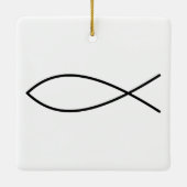 Isaiah 41:10 Aangepaste Bijbelscripts Keramisch Ornament (Achterkant)