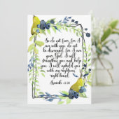 Isaiah 41:10, angst niet, want ik ben bij jou, Bij (Staand voorkant)