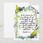 Isaiah 41:10, angst niet, want ik ben bij jou, Bij (Voorkant / Achterkant)