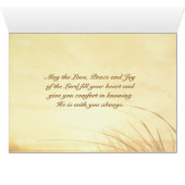 Isaiah 41:10 Bijbel Vrees niet dat ik bij je Kaart (Binenzijde Horizontaal (Onderkant))