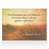 Isaiah 41:10 Bijbel Vrees niet dat ik bij je Kaart (Binnen Horizontaal (Boven))