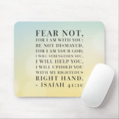 Isaiah 41:10 Bijbelcitaat Muismat (Met muis)