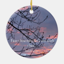 Isaiah 41:10 Bijbelversie Keramisch Ornament