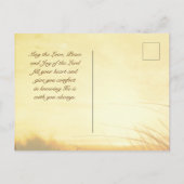 Isaiah 41:10 Bijbelversie Niet bang dat ik bij je  Briefkaart (Achterkant)