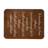 Isaiah 41:10 Bijbelversie voor sterkte Magneet (Horizontaal)