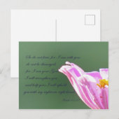 Isaiah 41:10 briefkaart (Voorkant / Achterkant)