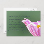 Isaiah 41:10 briefkaart (Voorkant / Achterkant)