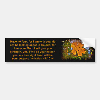 Isaiah 41:10 bumpersticker