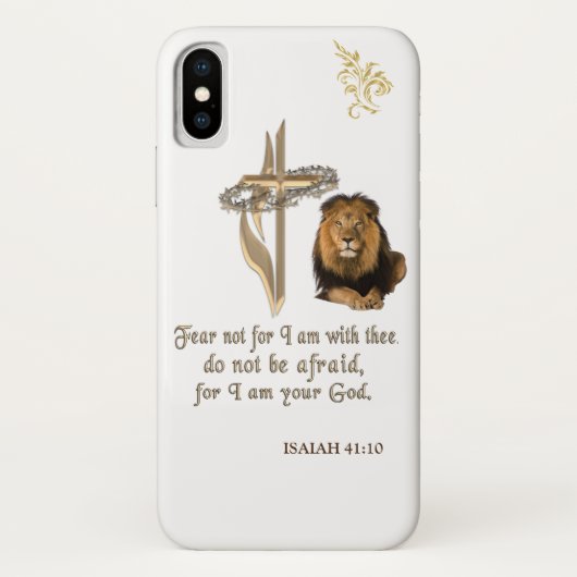 ISAIAH 41:10 Case-Mate iPhone CASE (Achterkant)