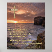 isaiah 41 10 Christelijk poster (Voorkant)