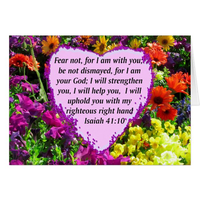  ISAIAH 41:10 FLORAL ONTWERP (Voorkant Horizontaal)