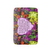  ISAIAH 41:10 FLORAL ONTWERP BADMAT (Voorkant Verticaal)