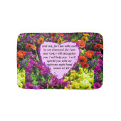  ISAIAH 41:10 FLORAL ONTWERP BADMAT (Voorkant)
