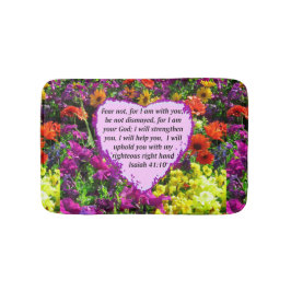  ISAIAH 41:10 FLORAL ONTWERP BADMAT
