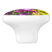  ISAIAH 41:10 FLORAL ONTWERP KERAMISCHE KNOP (Zijkant)