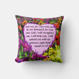  ISAIAH 41:10 FLORAL ONTWERP KUSSEN