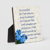 Isaiah 41:10 fotoplaat (Voorkant)