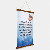 Isaiah 41:10 hangend wandkleed (Gebogen)