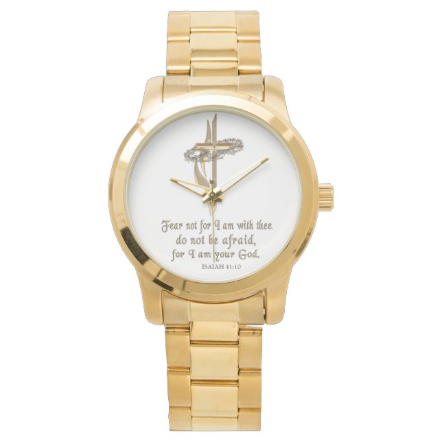 ISAIAH 41:10 HORLOGE (Voorkant)